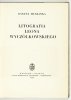 MUSZANKA Danuta - Litografia Leona Wyczółkowskiego.